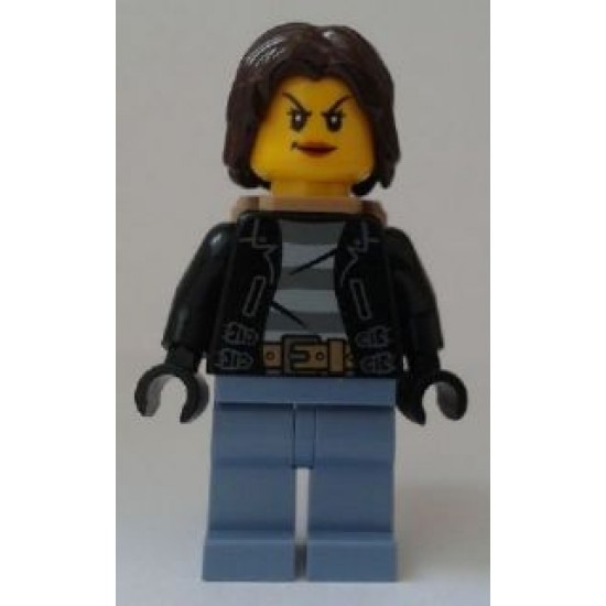 LEGO CITY MINIFIG Bandit Crook Female